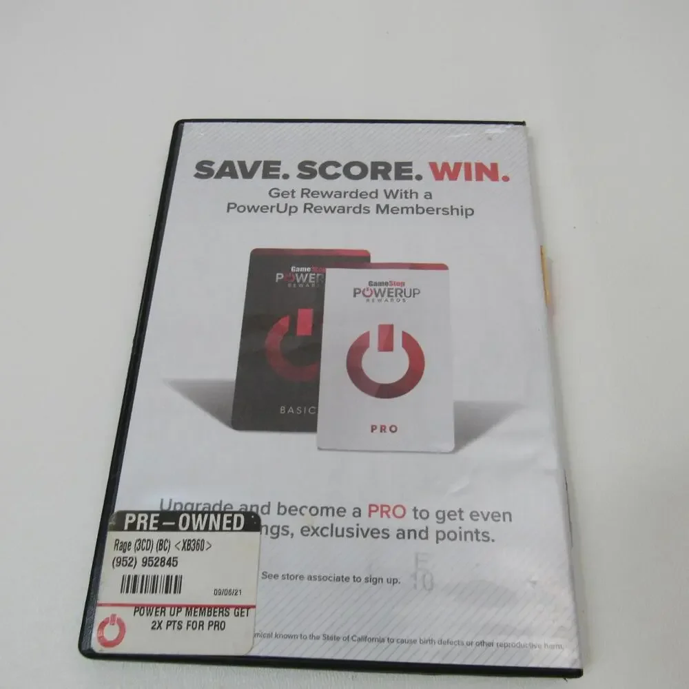 Rage‎ (Microsoft Xbox 360, 2011)